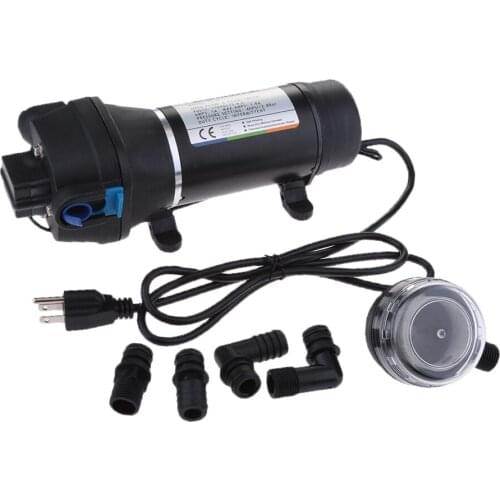 AC 110V Diaphragm Water Pressure Pump 4.7 GPM 40PSI Self-priming Boat FL-41