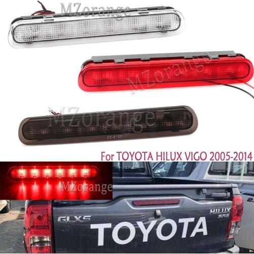 Car Rear High Additional Third Brake Light For Toyota HILUX Vigo 2005 - 2014 3rd High Mounted Stop Signal Tail Lamp