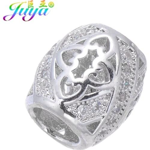 Beading Jewelry Beads Supplies Large Hole Heart Charm Beads Accessories For Women Natural Stones Pearls Jewelry DIY Making