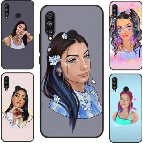Charli Damelio Art For Huawei P40 Lite P20 P30 Pro Mate 20 Lite Nova 5T P Smart 2019 Case For Honor 8X 9X 10i