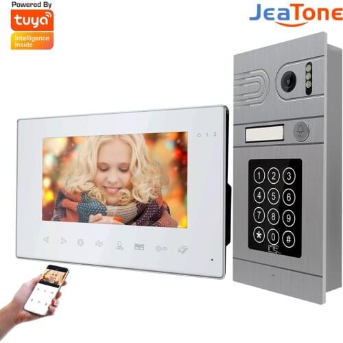 Jeatone Intercom With Camera And Coder For Front Door Gate Home Video Intercom System 960P WiFi Wireless Entrance Access Control