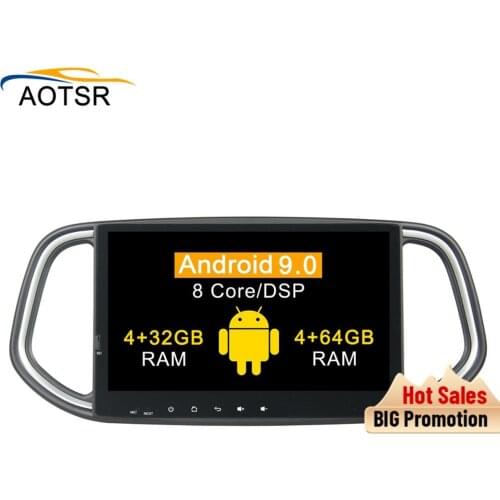 DSP 4G+64G Android 9.0 Car DVD Player GPS Navigation Multimedia For Kia KX3 2014-2017 car auto radio video stereo wifi head unit