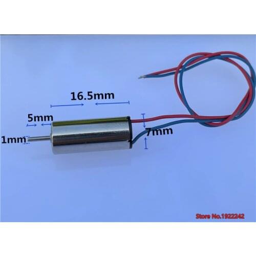 Brand new 716 airplane model motor 3V 3.7V strong manget high speed 7*16mm DC motor toys motor