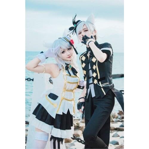 Final Fantasy XIV Hinamatsuri Idol Cosplay CostumeWhite Uniform for Women Fancy Dress 2018 Hot Game Cosplay Outfits Adult Size