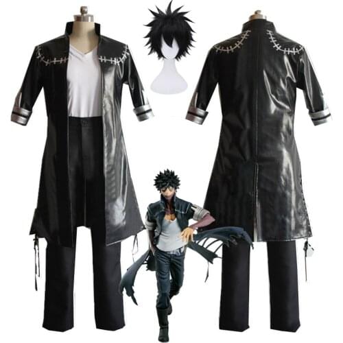 My Hero Academia Boku no Hero Academia OCHACO URARAKA Dabi Cosplay Costume Full Set (Trench+T-shirt+Pants) for men Custom Made