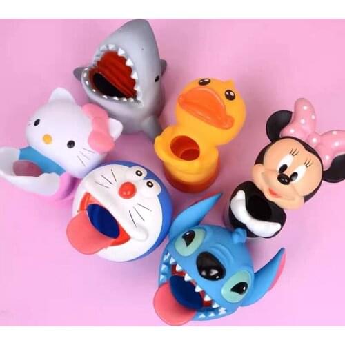 Disney Creative Cartoon Mickey Minnie Stitch Faucet Extender Childrens Hand Washing Guide Sink Baby Washing Hands
