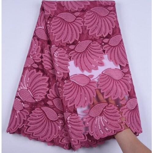 Onion Sequins Lace Fabric Latest African Lace Fabric High Quality Nigerian French Party Lace Fabric For Tulle Lace Fabric S1716