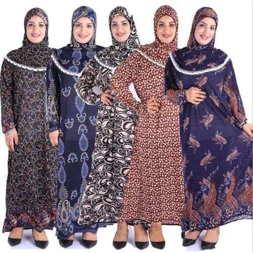 Muslim Dress Islamic Clothing Caftan Marocain Abayas for Women Baju Muslim Wanita Prayer Abaya Turkish Hijab Abiti Lunghi Kaftan