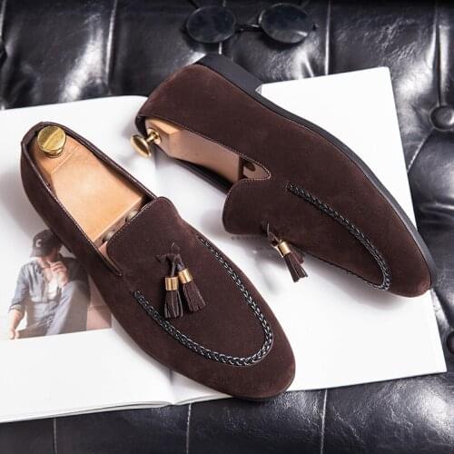 Office Business Mens Shoes Light Party Comfortable Trend Brand Slippers Wear-resistant Formal High Quality Designer New 2021