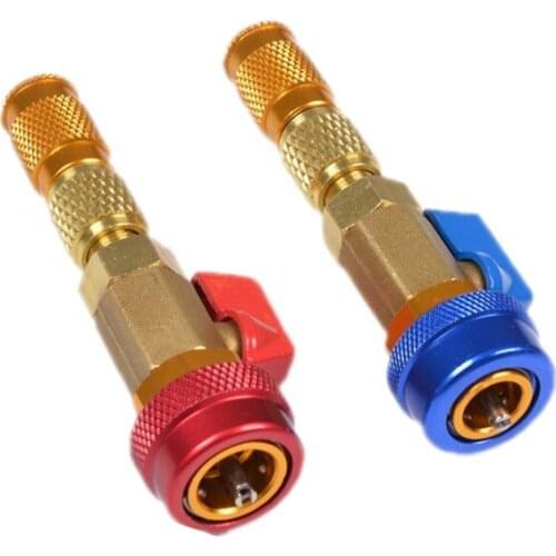 Car Air Conditioning Equipment Universal Air Conditioning R134A Valve Core Quick Remover Installer High Low Pressure Repair Tool