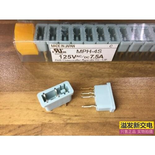 Original new 100% fuse socket MPH-4S circuit board 7.5A 125VAC