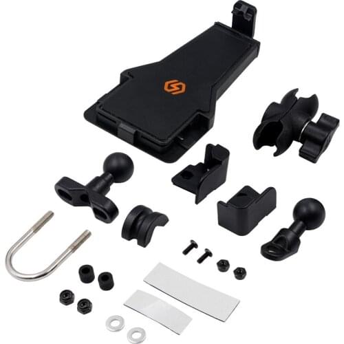 360° Adjustable Phone Holder Navigation Bracket One-click Telescopic Wireless Charging Stand for Motorcycle Electric Car