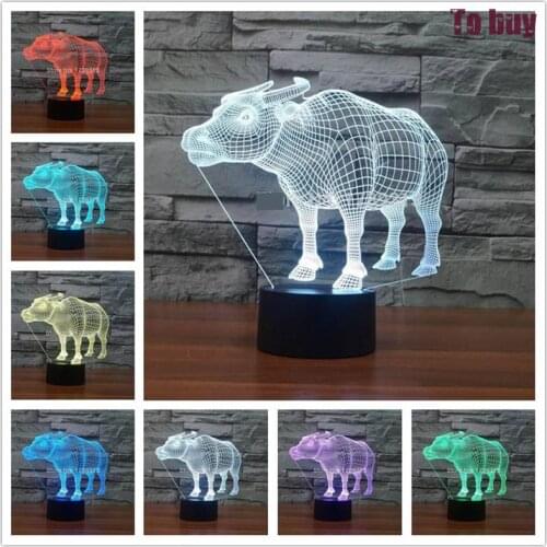 Led Table Lamp 3d Touch Control Night Light Lamp Power Bank Abajur Night Light 7 Colors Change Usb Led Desk Table