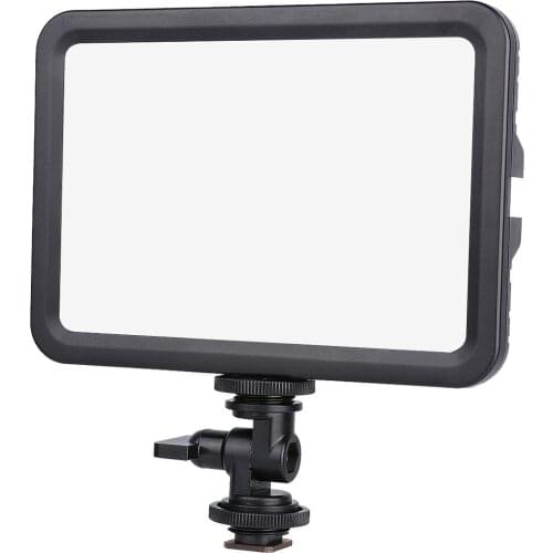 LED 204 Video Light Vlog Dimmable Photo Studio Fill Lighting Lamp 3500-5700K for Canon Nikon Sony DSLR Cameras & Smartphone