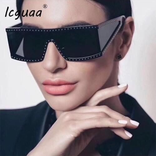 Womens sunglasses brand designer 2019 gothic Retro sunglasses Crystal Steampunk Men Sunglasses Gafas de sol de los hombres