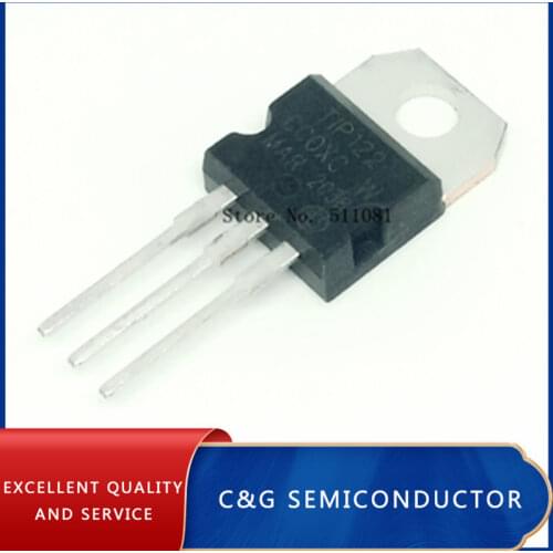 10PCS TIP122 TO-220 5A 100V NPN TRANSISTORS