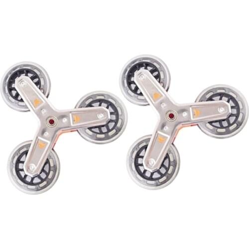 2Pcs/Set Grey Shopping Cart Trolley Caster Luggage Suitcase Roller Replacement Wheel Pulley Sliding Roller Wheel Accessories