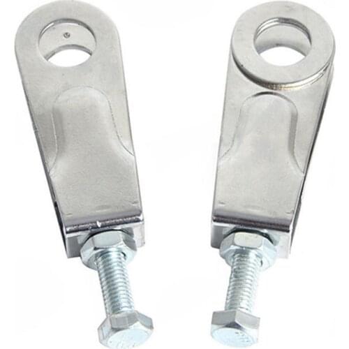 2PCS/Set Chain Puller Tensioner Adjuster Rear Wheel Chain Tensioner Fits for YBR125 2008-2016 Motorcycle