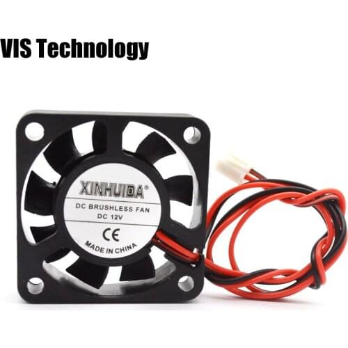 5pcs/lot 3D Printer Cooling Fan 40*40*10mm Wire length 1M 12V 0.1A With 2 Pin Dupont For 3D Printer J-head Hotend