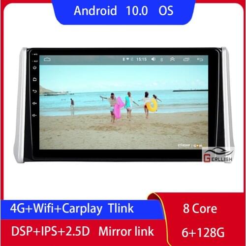 For Toyota RAV4 XA50 2018 2019 2020 Android Auto Autoradio Bluetooth Speake Apple Carplay Wireless Car Stereo Audio Radio 1 Din