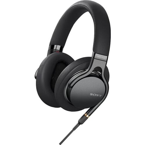 USED Sony MDR-1AM2 Wired High Resolution Audio Overhead Headphones with mic, Black (little defects))