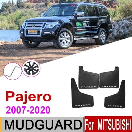 Car Mudflap For Mitsubishi Pajero Montero 2019~2007 Fender Mud Guard Flap Splash Flaps Mudguard Accessories 2017 2016 2015 2014