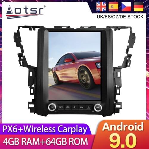 For Toyota Alphard Vellfire 2016-2020 Tesla styel Android 9 Car DVD GPS Navigation Radio AutoStereo Multimedia Palyer HeadUnit