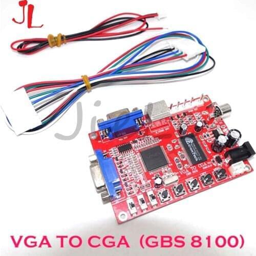 VGA to CGA CVBS S-VIDEO High Definition Converter Arcade Game Video Converter Board for CRT LCD PDP Monitor