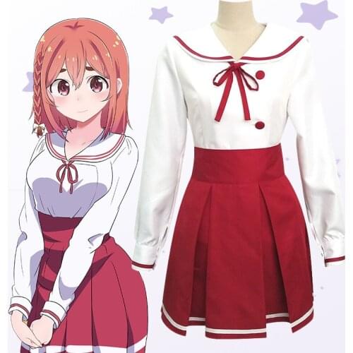 Cute Sakurasawa Sumi Cosplay Costume Anime Rent A Girlfriend Kanojo Okarishimasu Uniform Dress Up Halloween Costume for Women