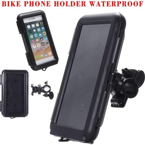 Motorbike Bike Mobile Phone Holder Waterproof Case High Quality Handlebar Stand Mount for for 4.7-6.8inches Mobile Phone