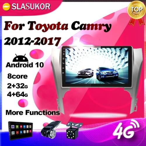 Android 10 Multimedia Video Audio Player For Toyota Camry 7 XV 50 55 2012 2013 -2017 DSP 4G Car Radio Navigation GPS No 2din DVD