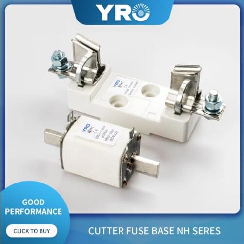 NH3 knife contact plug-in ceramic low voltage fuse base RT36 fuse fuse core base fuse holder