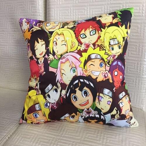 New Sasuke Gaara Neji Lee two side Pillowcases Hugging Pillow Cushion Case Cover Cosplay otaku Gift