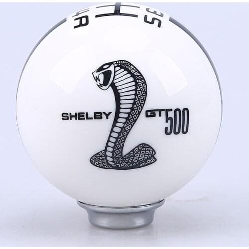 New For Ford Mustang Car Gear Shift Knob 5 Speed Cobra Logo Manual Handle Ball