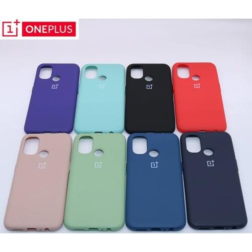 Original Oneplus Nord Soft liquid silicone case For One plus Nord N10 N100 slim soft back cover one plus Nord N10 N100 10 colour