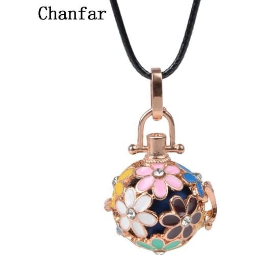 Alloy Ball bell Pendant Prenatal care for pregnant women leather necklace jewelry