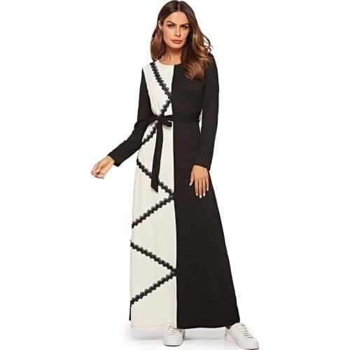 Casual Knitted Muslim Abaya Middle East Clothing Long Dress Ruffles Maxi Dress Kimono Robe Gowns Islamic Prayer Clothing Turkey