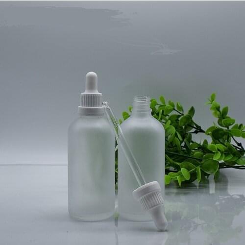 Empty Lip Gloss Tubes Frosted Dropper Amber Glass Aromatherapy Liquid For Essential Massage Oil Pipette Refillable Bottles