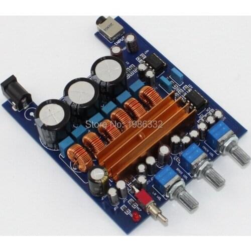 WS16 50W x 2+100W TPA3116D2 NE5532 3*3300UF Capacity HIFI Digital Subwoofer Amplifier Board Connector Transcends TPA3123 LM1875