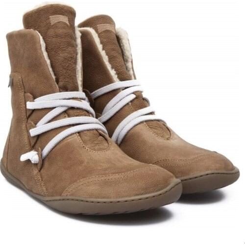 Women Autumn Winter Shoes Short Boots Lace-up Boots Breathable Women Boots