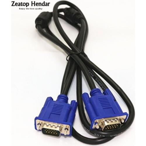 1Pcs 3M VGA Cable VGA/SVGA HD/DB15 Male to Male Extension Monitor Cable Connector