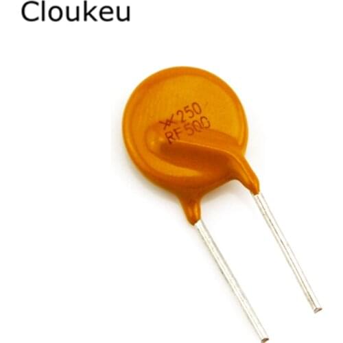 10Pcs TRF250-600 PPTC Resettable fuse 250V 0.6A 600MA RF600