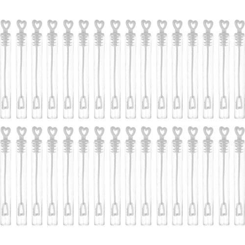 100pcs 60pcs Love Heart Wand Tube Bubble Soap Bottle Playing Fun kid Toy Wedding Decor Compact and Portable Carry Convenient