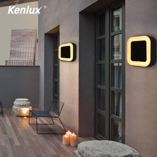 12W Outdoor Waterproof IP65 Wall Lamp LED Wall Light Modern Indoor Outdoor Decor Aluminum Porch Garden home walkway Wall Lamp