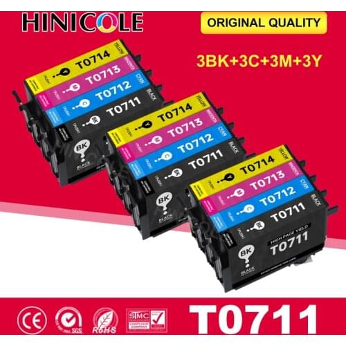 89 71 T0711 - T0714 T0715 Compatible Ink Cartridge for EPSON Stylus SX400 SX405 office BX600FW BX610 B40W BX300F BX310 Printer