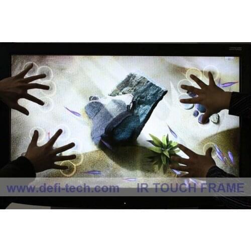 DefiLabs Promotion! 16 points 52" Infrared Touch Screen frame, 16:9 format for advertising, multi touch screen