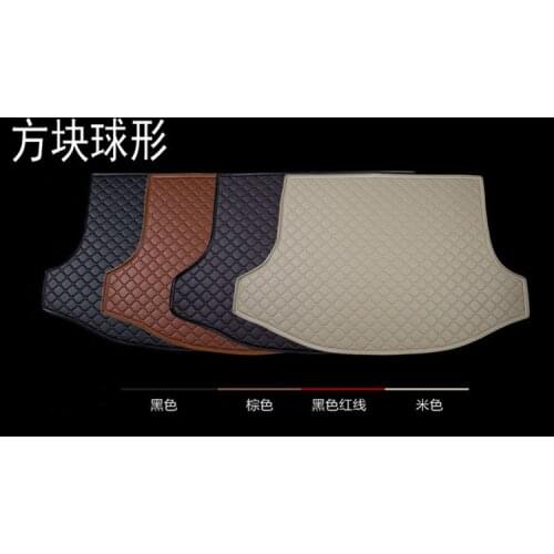 Car cargo liners trunk pad pu mat for Peugeot 301 2008 308 408 508 3008 RCZ 208 4008 308S Caddy Combi VR6 multivan Golf GTI CC