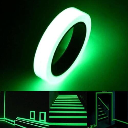 Luminous Fluorescent Night Self-adhesive Glow In The Dark Sticker Tape Safety Security Home Decoration Warning Tape Decoration
