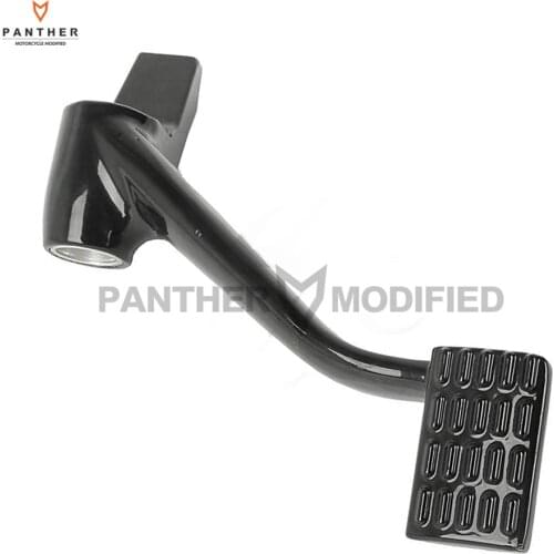 Black Motorcycle Forward Controls Rear Foot Brake Lever Case for Harley Sportster XL883 XL1200 883R 883C 883L 2004-2013