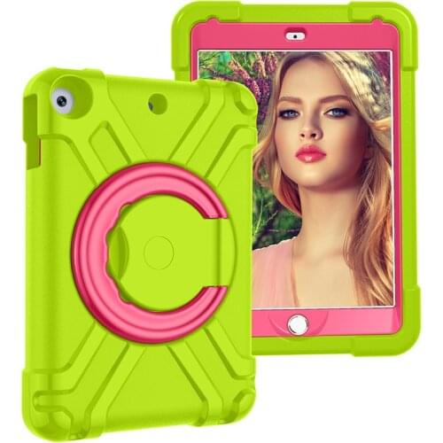 360 Degree Rotation EVA Durable Case with Handle and Kickstand for iPad 10.2 2020 Kids Cover for iPad 10.2 2019+Pen